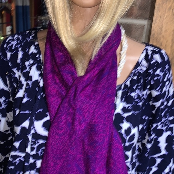 Scarves Purple 1 new with tags Apt 9 - Picture 8 of 9